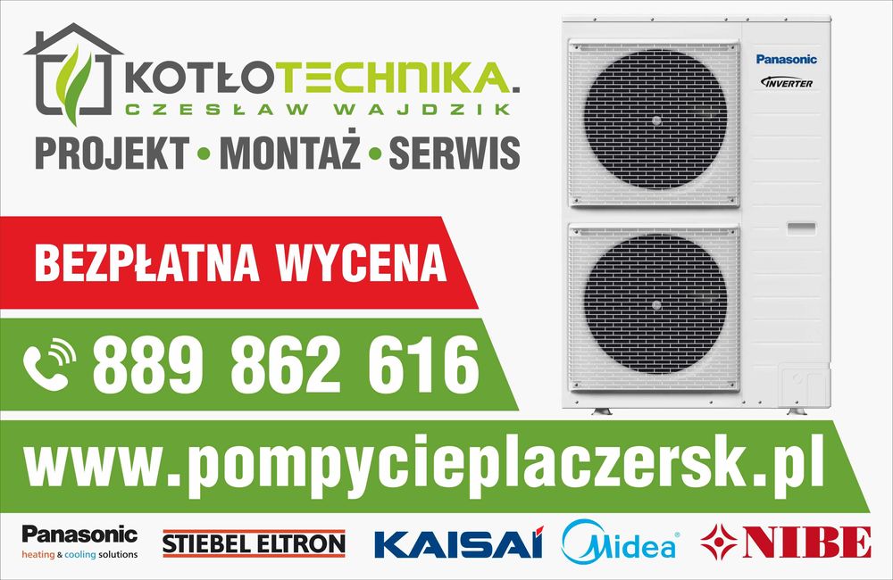 Pompa Ciepła*Powietrzna*Gruntowa*Prefinansowanie*Montaż!!!