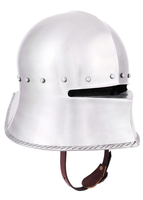 Salleta Niemiecka, Ok. 1480 Ad, Hełm Gotowy Do Walki, Rozmiar M - Bm