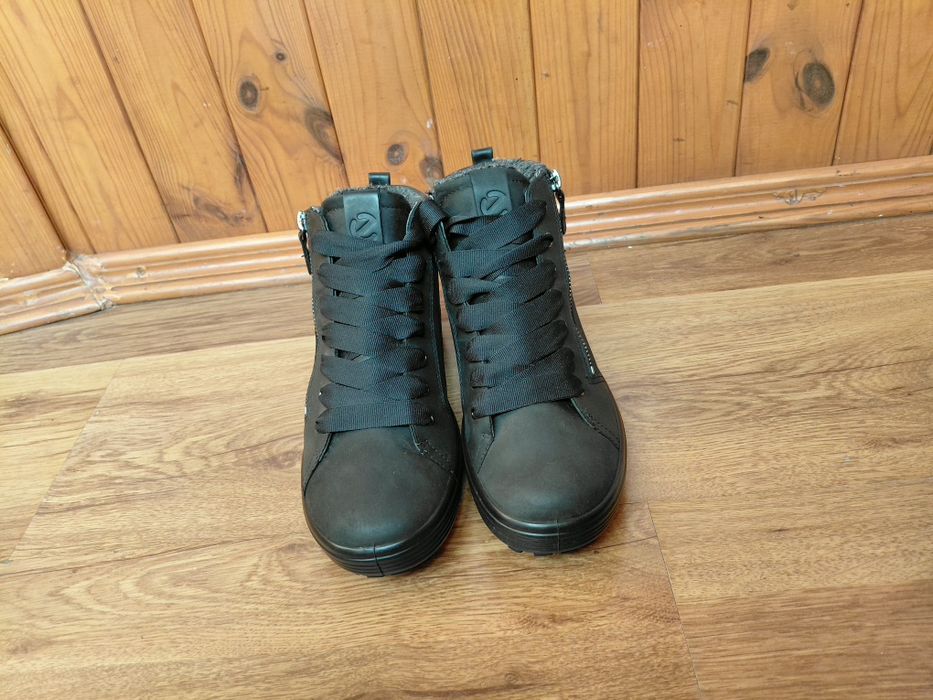 АКЦІЯ. Рр 38 ECCO SOFT 7 Trend фірмові шкіряні демісезонні черевики