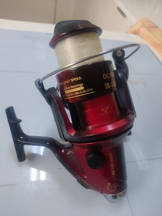 Vários carretos de pesca