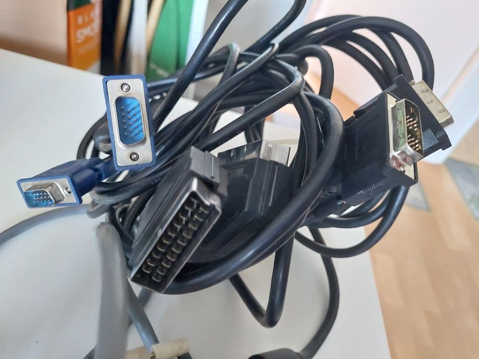 Przewody vga, euro, dvi