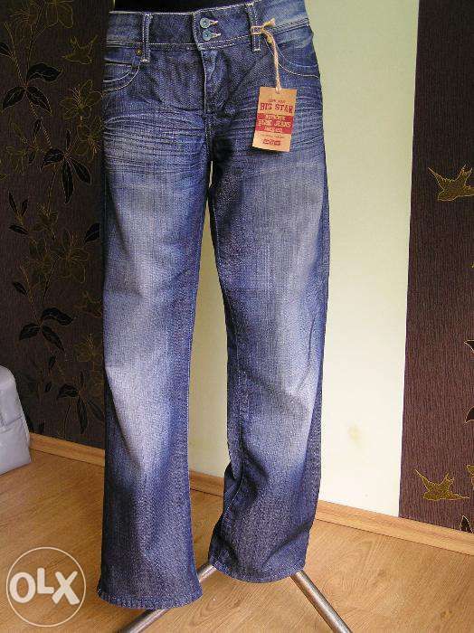 NOWE spodnie BIG STAR rozm 32/34 model BETTY na 164 cm