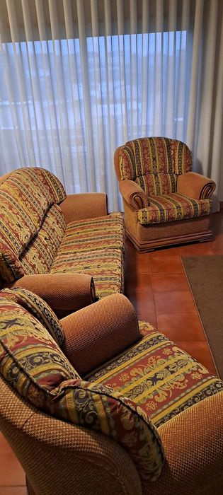 Conjunto Sofás com Sofá - Cama