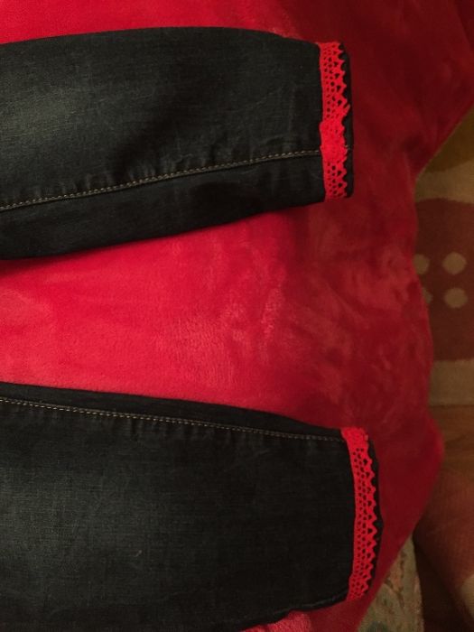 Jardineira tamanho 6 anos.