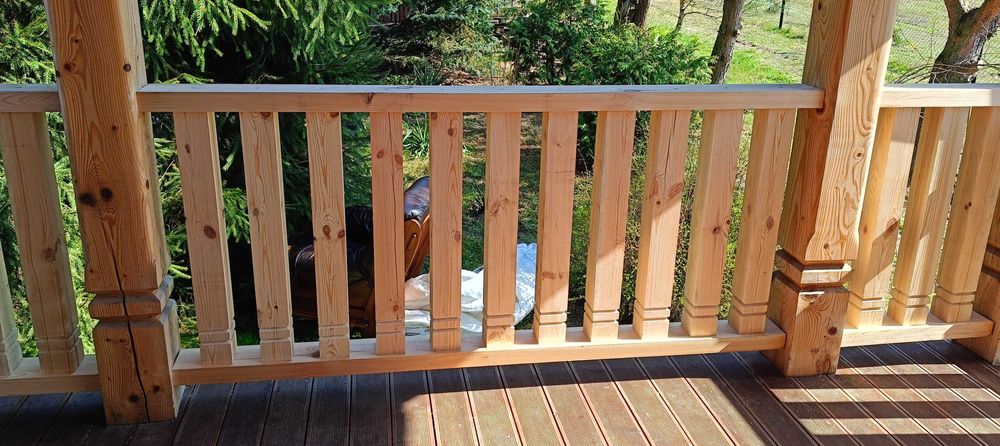 Balustrady drewniane