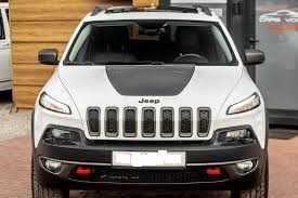 Наклейка наліпка на капот Jeep Compass Renegade Cherokee рест дорест чорна