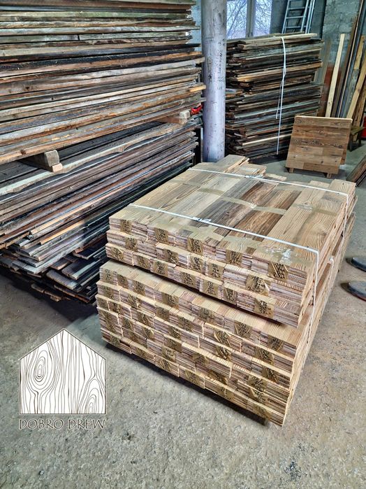 naturalne stare deski drewno na ścianę lamele panele ścienne sufit