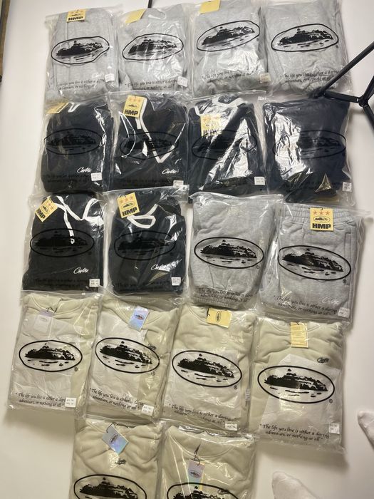 Штани Corteiz сірі та чорні