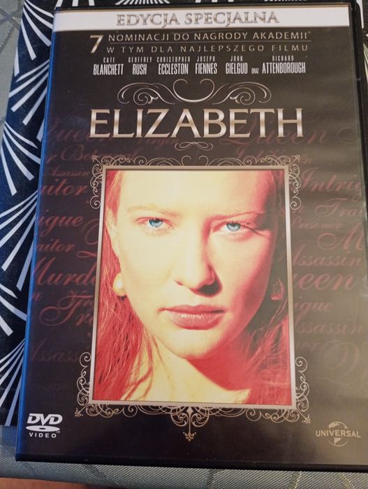 Film DVD Elizabeth Blanchett Cassel Craig Atenborough Cantona historia