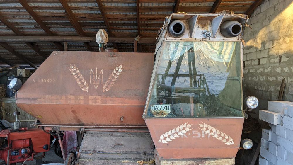 Комбайн СК-5 «Нива» широкі колеса+окремо жатка , кабіна , кпп та мотор