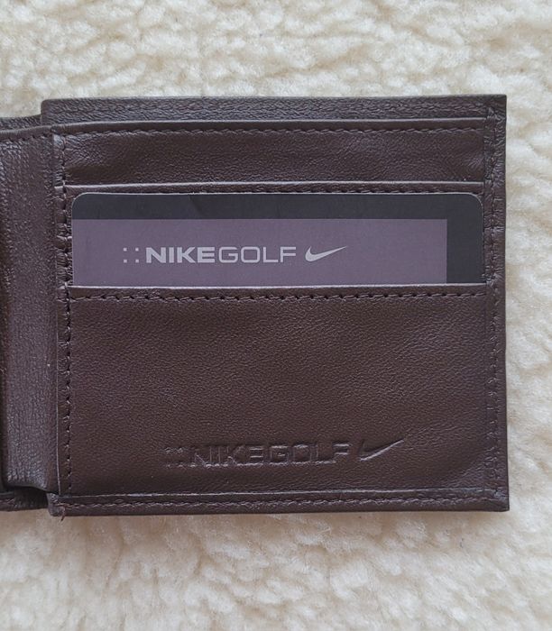 Portfel męski skórzany na karty Nike Golf