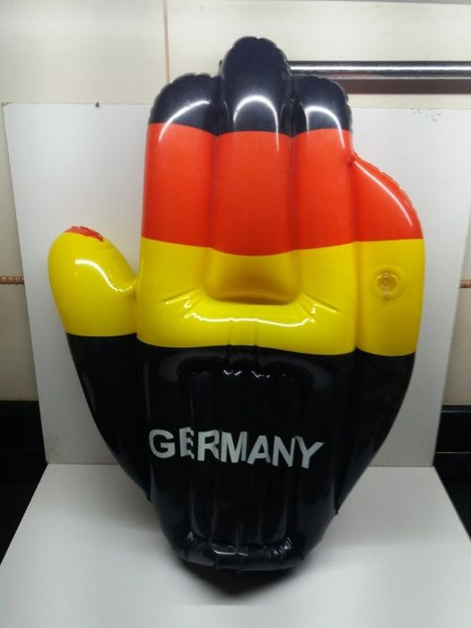 плавание сувенир надувная перчатка ГЕРМАНИЯ рука флаг GERMANY 51х46