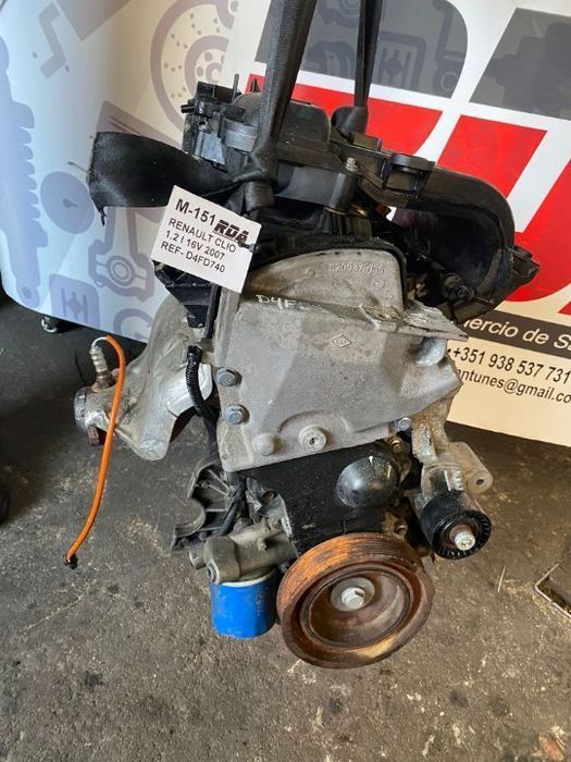 M151 Motor Renault Clio 1.2 I 16 V Ref- D4FD740