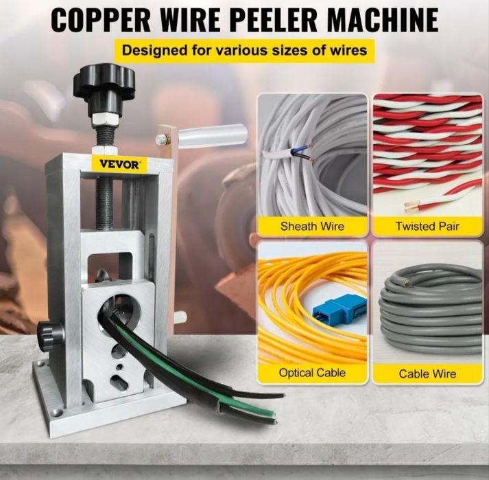 Máquina descarnar fio