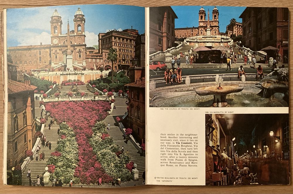 Винтажный фотоальбом ROME (1970-е) - Рим, Италия