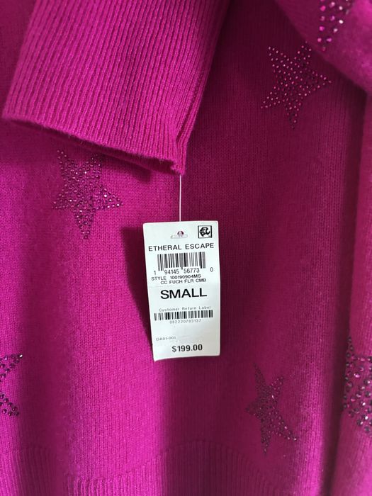 Sweter z kaszmiru | 100% kaszmir dwuwarstwowy 2-ply Charter Club S