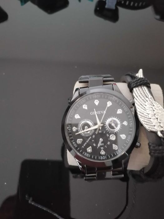 conjunto Relógio mais pulseira