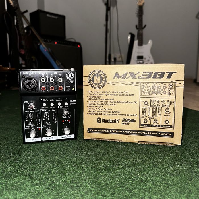 TOPP PRO TP MX3BT - mikser analogowy