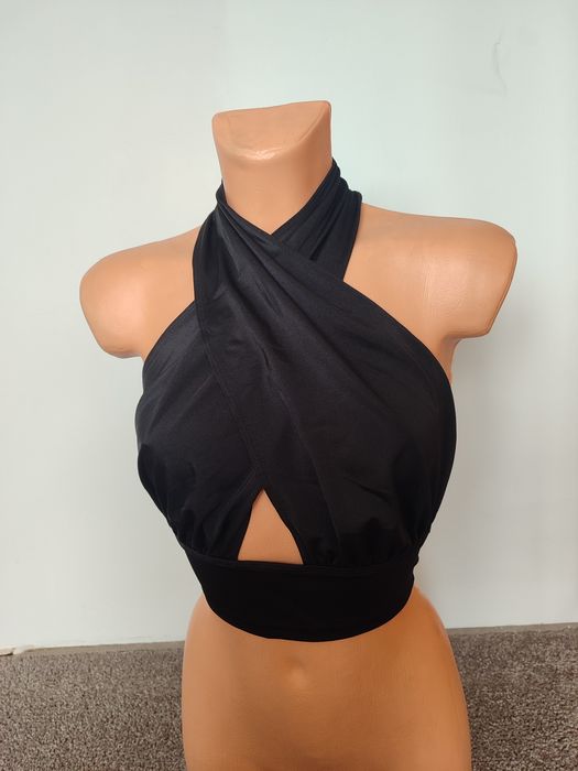 Czarny nowy Cropp top M L