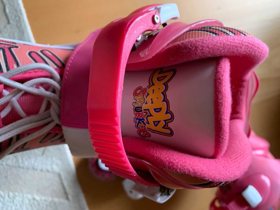 Patins em linha menina + capacete