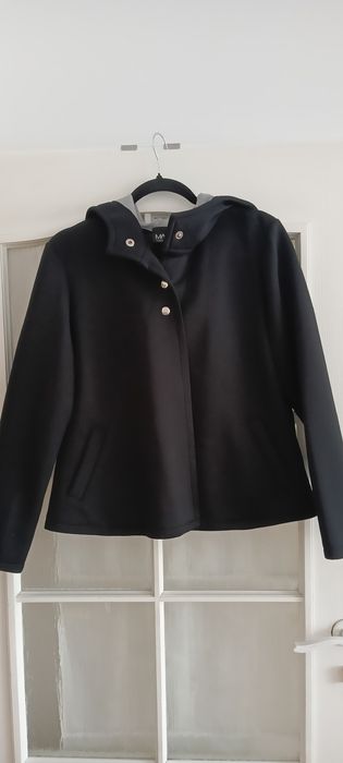 Kurtka, narzutka czarna S/M z kapturem