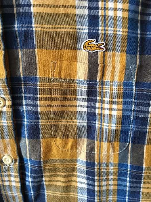 Camisa senhora xadrez Lacoste (M) [ULTIMO PREÇO]