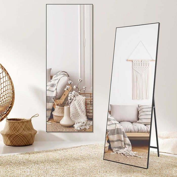 Nowe stojące lustro / lusterko / 60x165CM / HORLIMER / czarne !R191!