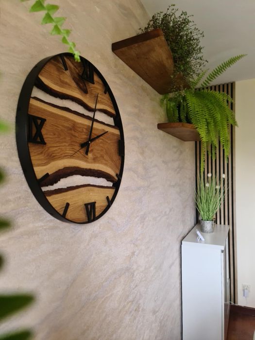 Półki ścienne - dąb lity