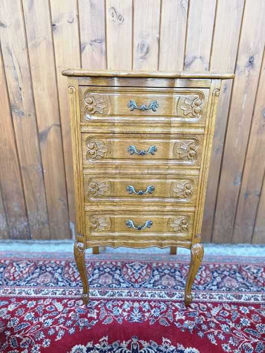 Szafka Ludwik z szufladami, lite drewno #2403 Stylowy Węgrów