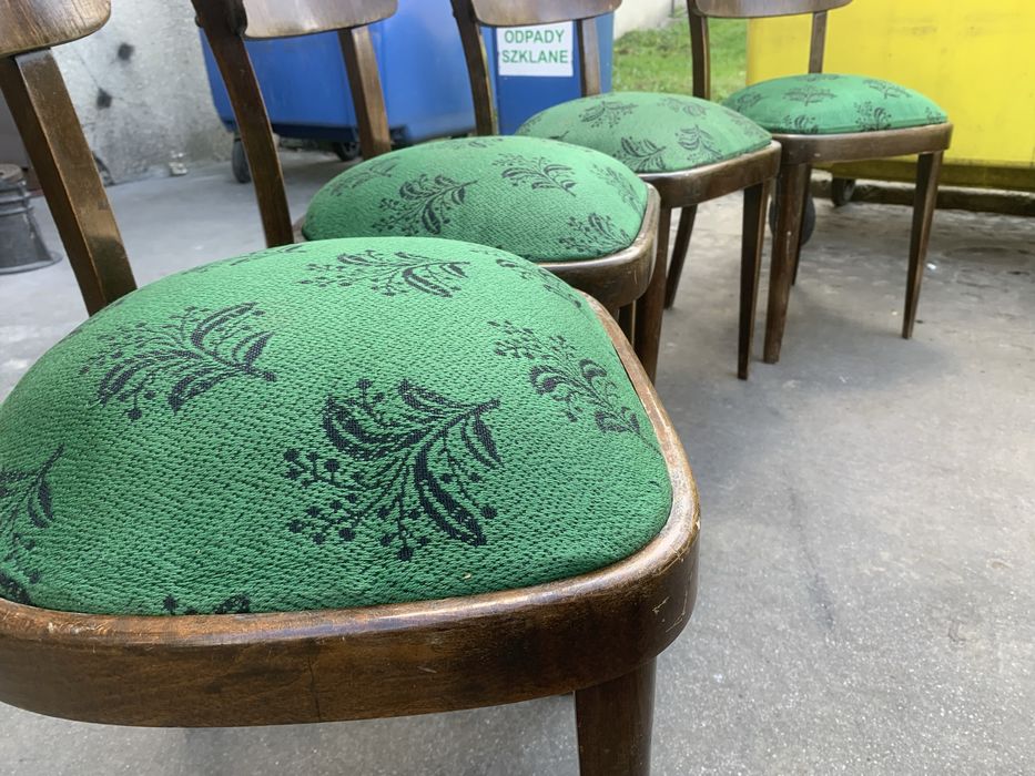 Krzesła Ton Thonet PRL ART DECO VINTAGE zestaw