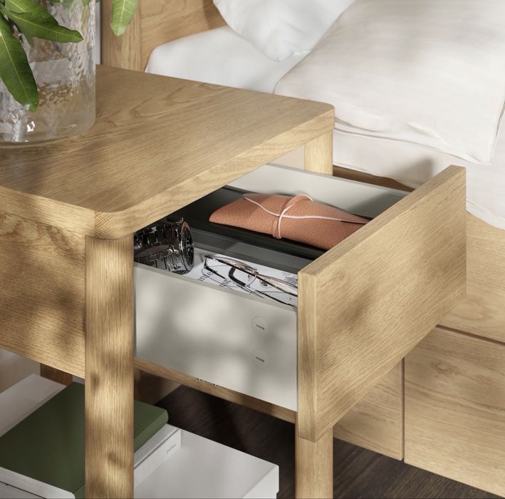 Duas mesas de cabeceira Tonstad Ikea