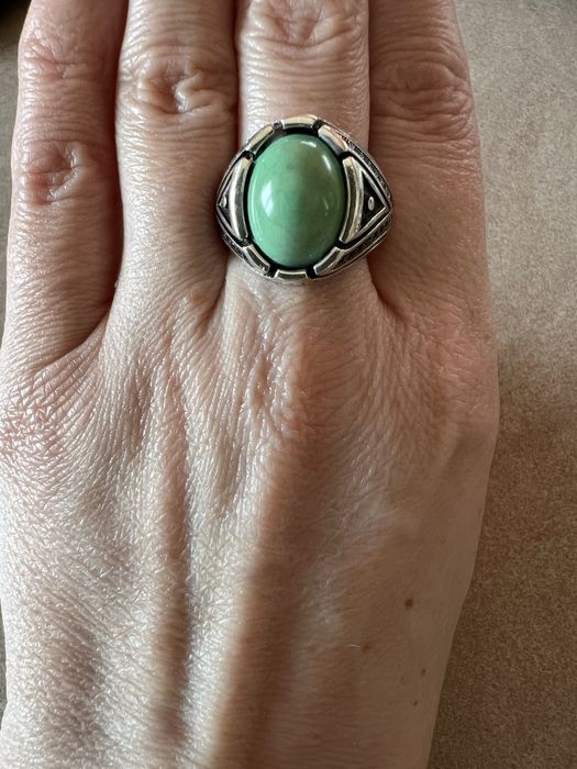 Srebrny męski sygnet