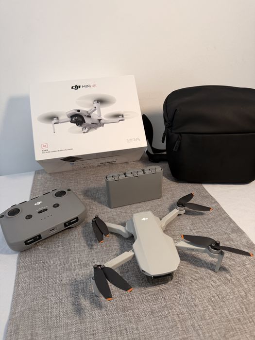 DJI Mini 4K + 3 Baterias + Mala + Nota Fiscal (Como Novo)