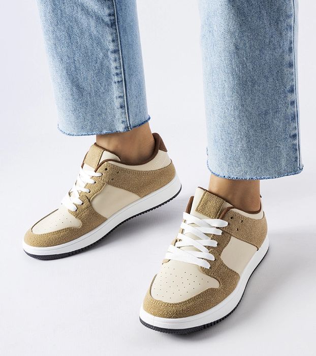 Beżowe sneakersy Jacqueline