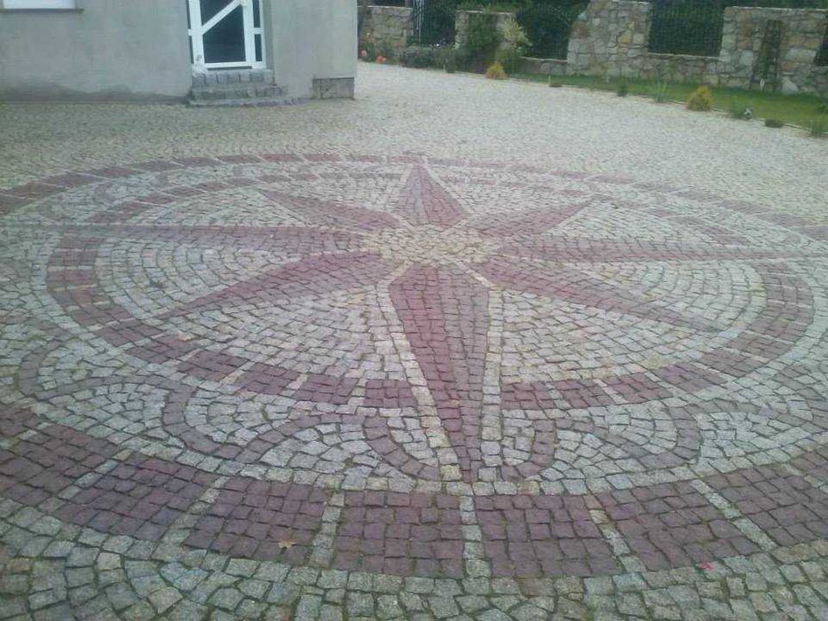 Układanie kostki granitowej Gliwice, brukarstwo, kostka granitowa