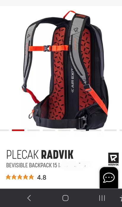 Plecak Radvik Bevisible 15L+Bukłak