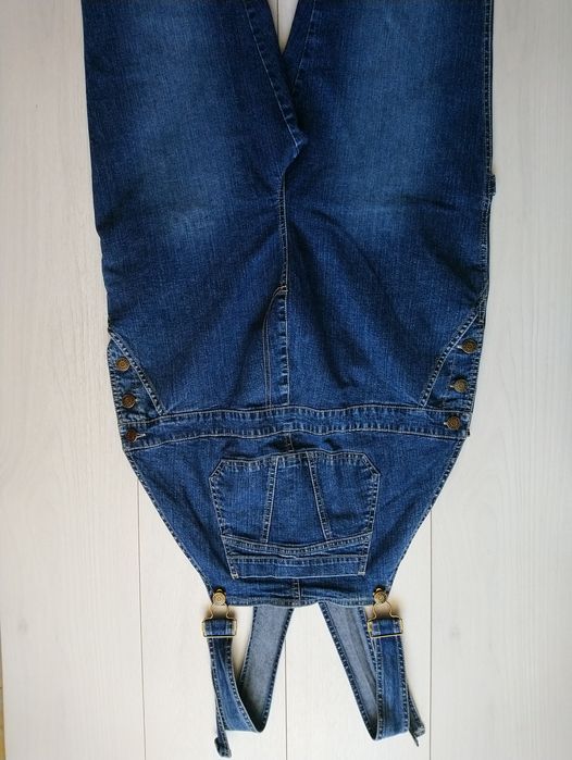 Джинсовий комбінезон для вагітних Motherline S розмір