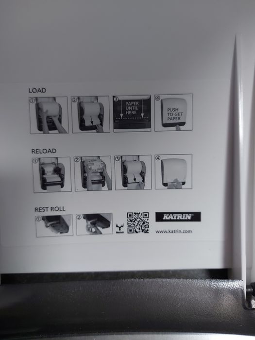 2x Podajnik Dozownik na ręcznik papierowy Katrin