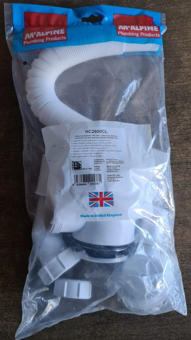 Nowy syfon wannowy HC2600L