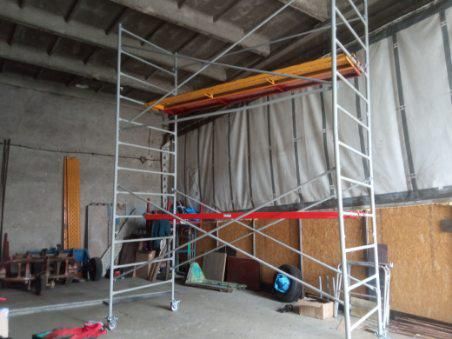 Rusztowanie elewacyjne drabinkowe modułowe