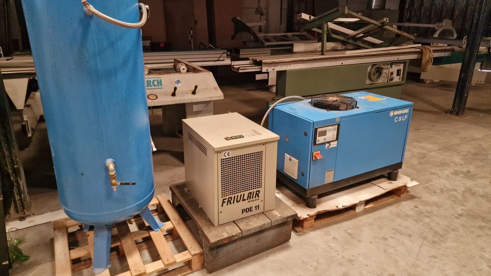 COMPRESSOR 2011.10 bar BOGE SECADOR DEPOSITO 290L
