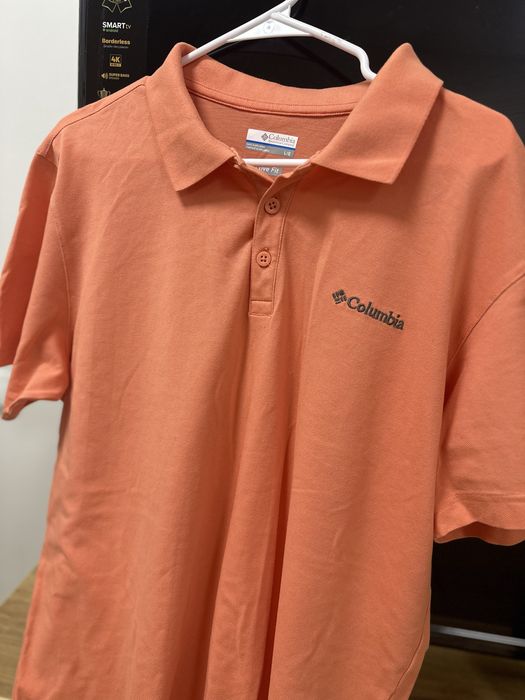 Мужская футболка  поло  Columbia. Размер L/ xl