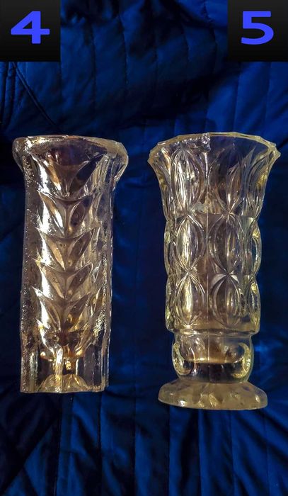 Ваза, Гутное, Богемское, Чешское, стекло, Хрусталь, Берц