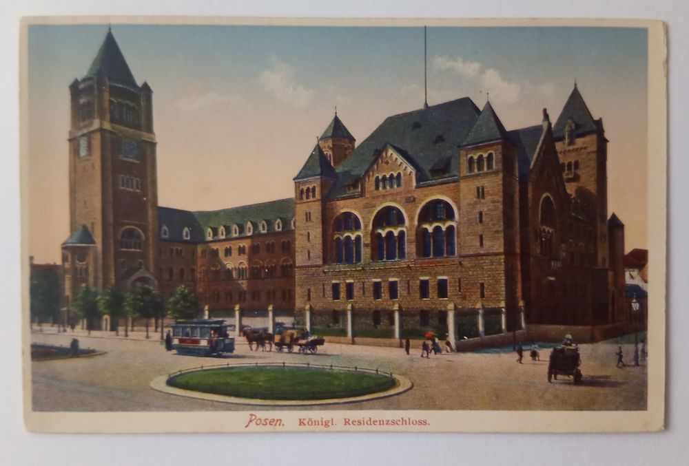 Pocztówka Poznań Posen zamek Cesarski