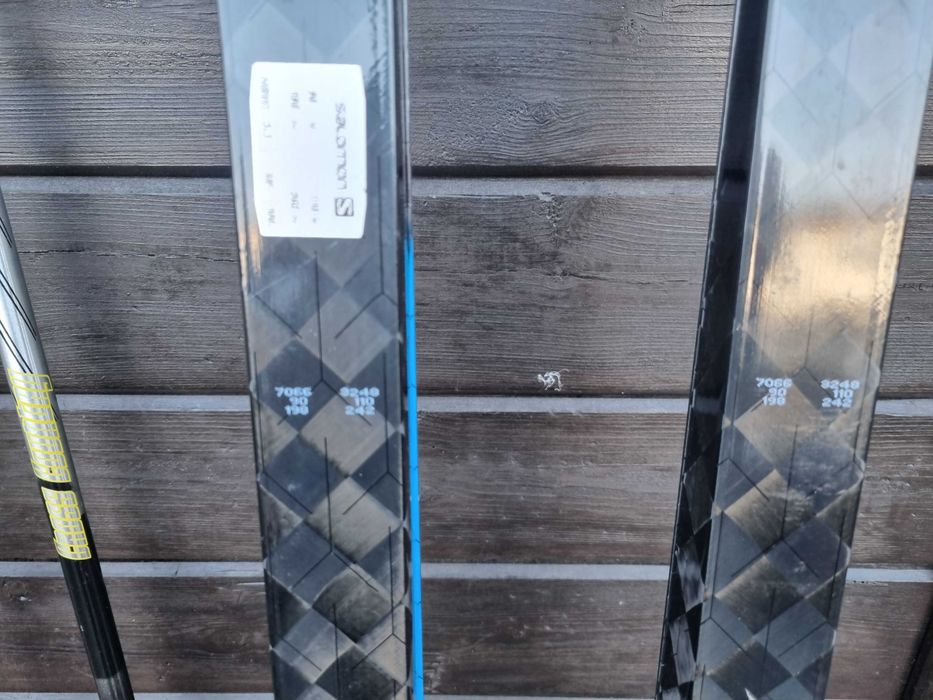 Narty Salomon i kije i buty