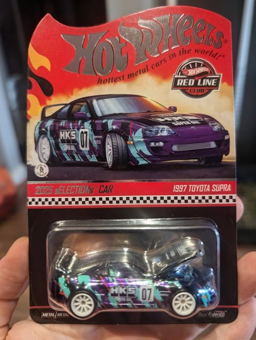 Toyota Supra HKS RLC Hot Wheels Red Line Club