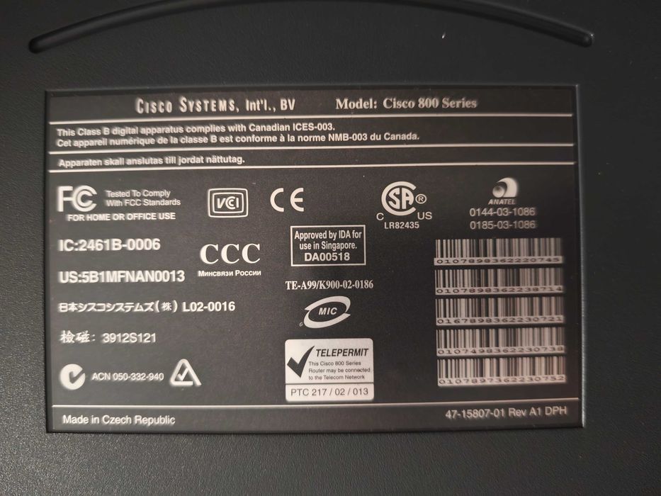 Router CISCO 3x827 e 1x877 Paga 1 leva 4