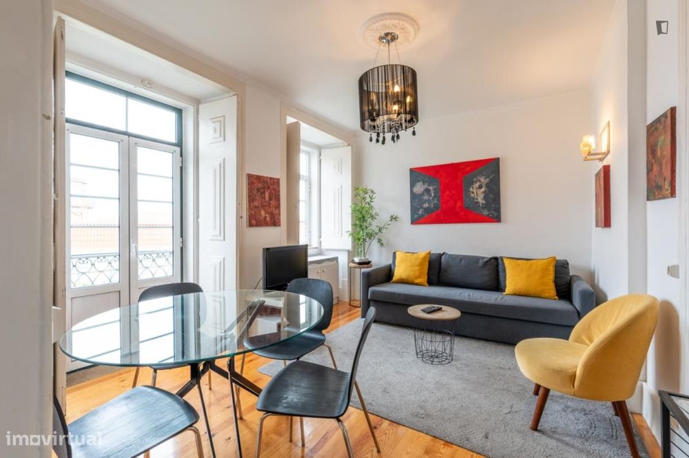 Apartamento com 2 quartos - localizado em Princípe Real Lisbon