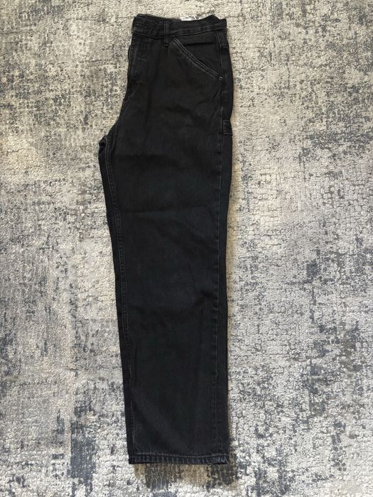 Jeansy Męskie Czarne Cropp Baggy W32 L34