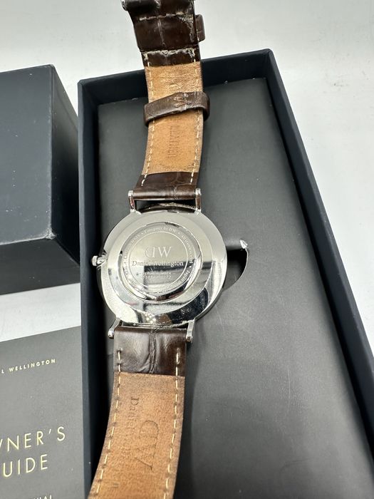 Oryginalny elegancki zegarek Daniel Wellington B36S19, komplet
